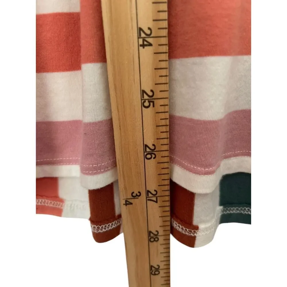 Matilda Jane Dress Girls Size Medium Multicolor Striped Knit Casual Sleeveless